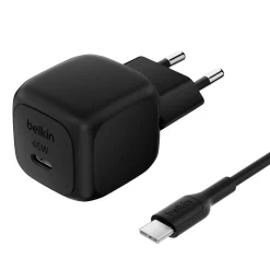 Belkin BoostCharge USB-C laddare 45W med kabel, WCA013kq1MBK-B6