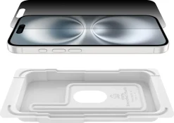 Belkin InvisiGlass Privacy iPhone 16 / 15 / 14 Pro skärmskydd