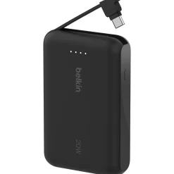 Belkin powerbank 10 000 mAh USB-C med kabel
