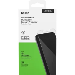 Belkin Recycled InvisiGlass iPhone 13/13Pro/14/16e/17e skärmskydd