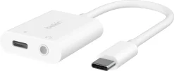 Belkin RockStar USB-C till 3,5 mm och USB-C adapter