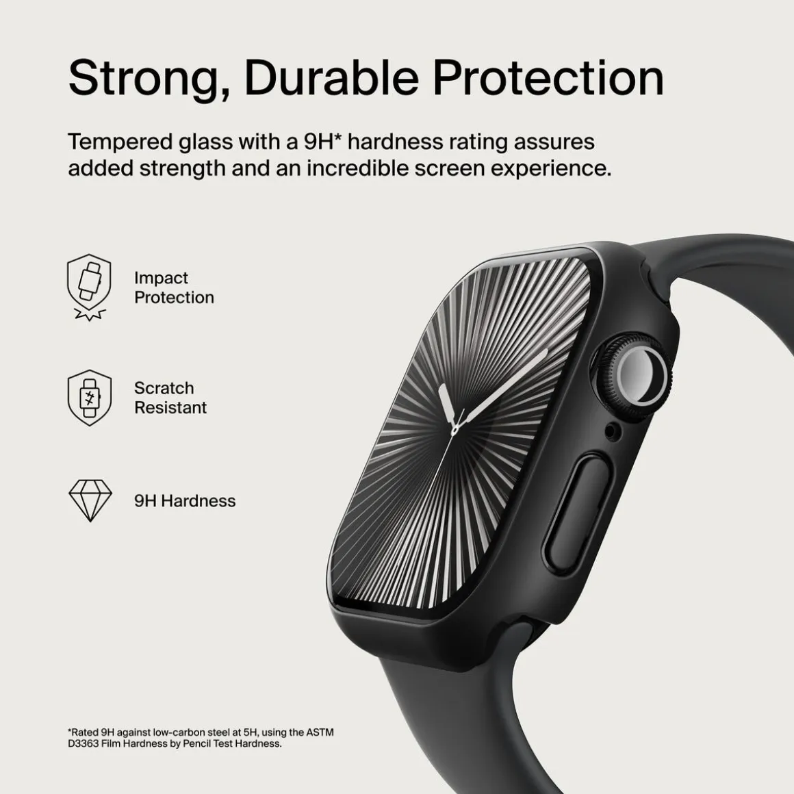 Belkin ScreenForce Bumper för Apple Watch Series 10 / 11, 46 mm