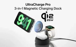 Belkin UltraCharge Pro 3 in 1 Qi2-laddare, 25W