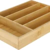 Besticklåda bambu 25,5 x 36 x 5,5 cm