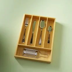 Besticklåda bambu 25,5 x 36 x 5,5 cm
