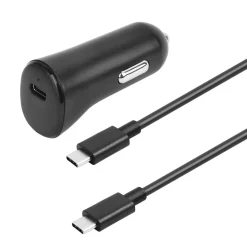 Billaddare 12 V mobil USB-C till USB-C, 20 W