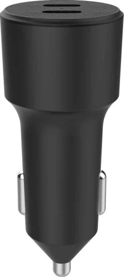 Billaddare mobil 2-i-1, 12 V, 24 V, USB-C, 40 W