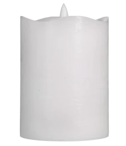 Blockljus LED batteriljus med timer, vit