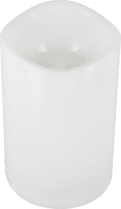 Blockljus LED med timer utomhus, vitt, Northlight