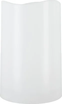 Blockljus LED med timer utomhus, vitt, Northlight