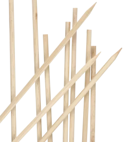 Blompinnar bambu 60 cm, 10-pack