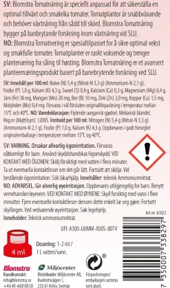 Blomstra tomatnäring flytande, 750 ml