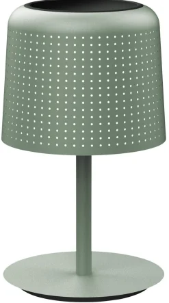 Bordslampa solcell metall 15 x 25 cm