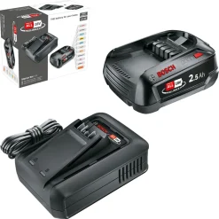 Bosch batteri och laddare 18 V 1 x 2,5 Ah AL 18V-44
