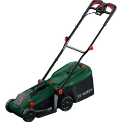 Bosch Rotak 18V-32 gräsklippare, med batteri