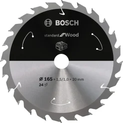 Bosch Standard for Wood sågklinga 165 x 20 mm 24T