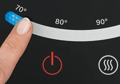Bosch TouchControl TWK7203 vattenkokare med temperaturinställning