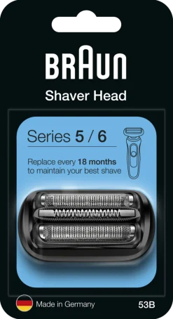 Braun 53B Series 5/6, rakhuvud svart