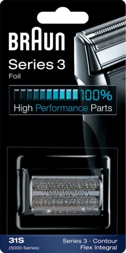 Braun 31S Series 3, rakhuvud silver