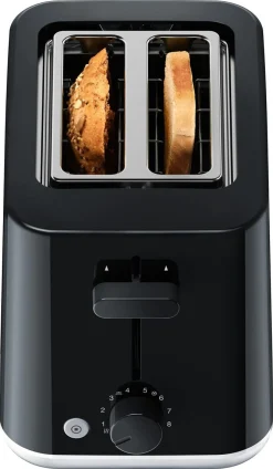 Braun Breakfast 1 brödrost 2 skivor, svart, HT1010BK