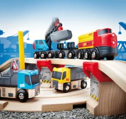 Brio World Järnväg- och väglastset, från 3 år