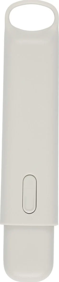 Campingbestick med fodral, plast, beige, 4 delar