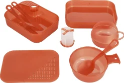 Campingset plast, 9 delar