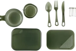 Campingset plast, 9 delar