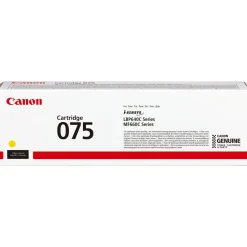 Canon 075 toner original, gul