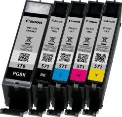 Canon PGI-570 CLI-571 bläckpatroner, multipack, PGBK, BK, C, M, Y