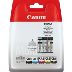 Canon PGI-580/CLI-581 bläckpatroner multipack, PGBK,C,M,Y,BK