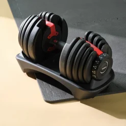 Capere justerbar hantel 2,5-24kg med mjukt grepp för hemmaträning