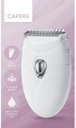 Capere Ladyshave Wet & Dry rakapparat dam, batteri