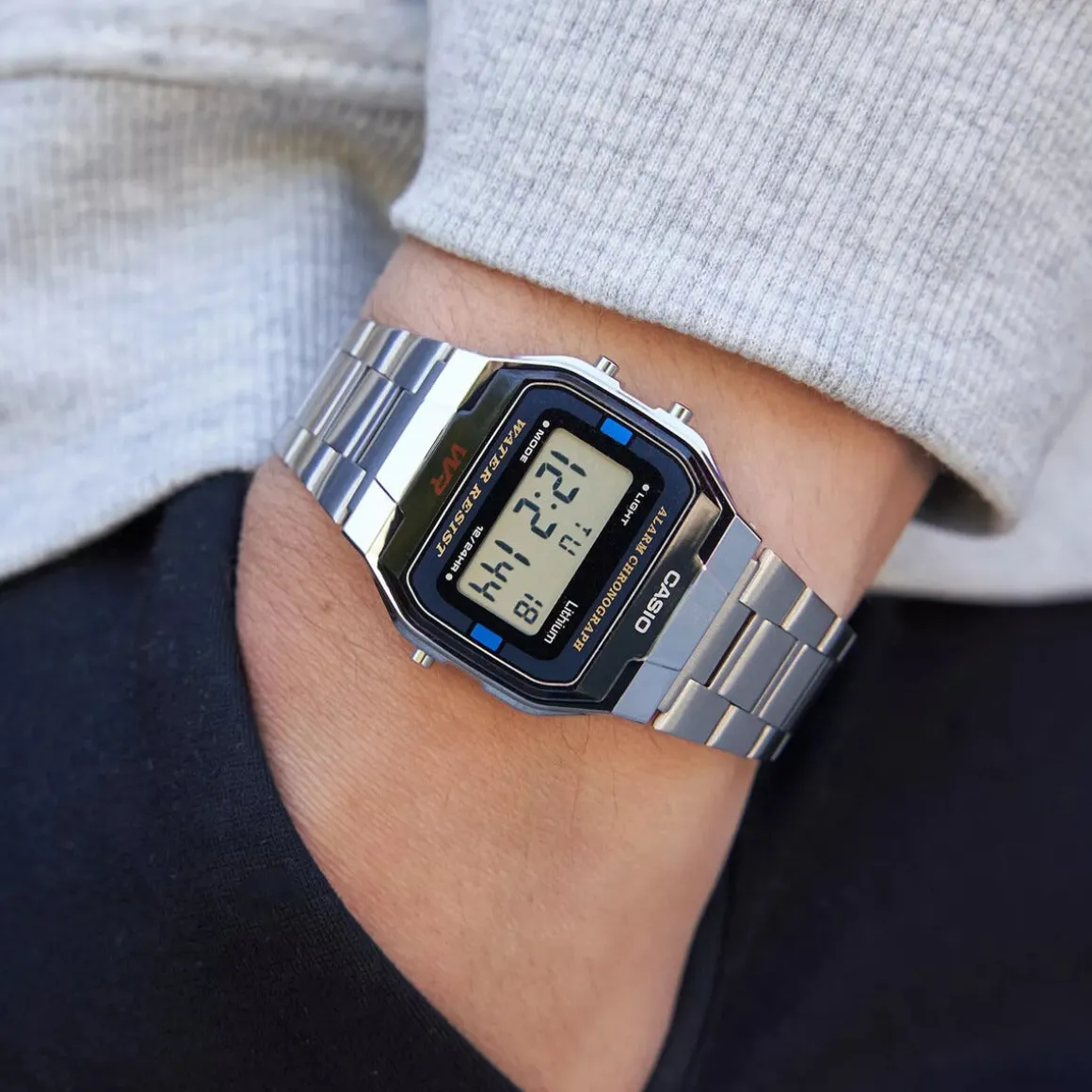 Casio Vintage digital klocka herr och dam A163WA-1QES