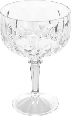 Champagnecoupe dessertglas i plast 26 cl, 4-pack