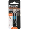 Cocraft bits Impact 1/4 tum, 50 mm, 2-pack