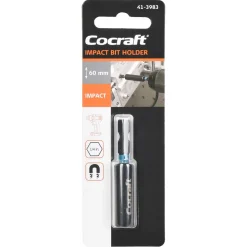 Cocraft bitshållare Impact 1/4 tum, magnetisk, 60 mm