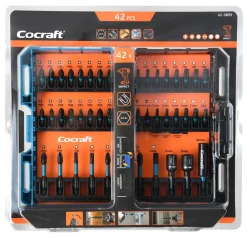 Cocraft bitssats Impact, 1/4 tum, 42 delar