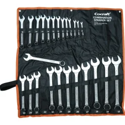 Cocraft blocknyckelsats, fasta nycklar 6-32 mm, 25 delar