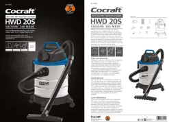 Cocraft HWD 20S grovdammsugare med blåsfunktion