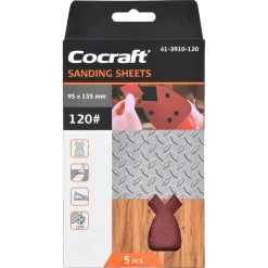 Cocraft sandpapper kardborre, 95 x 135 mm, 5-pack