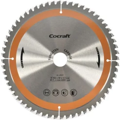 Cocraft sågklinga 254 x 30 x 2,0 mm, 60T negativ
