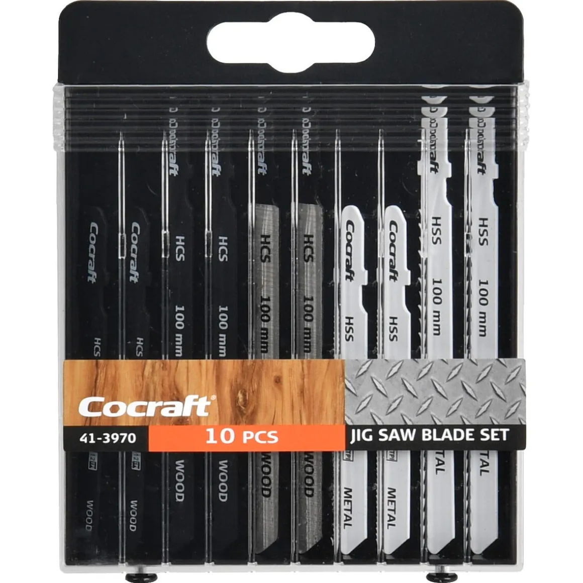Cocraft sticksågsblad, sågblad för metall och trä, 10-pack