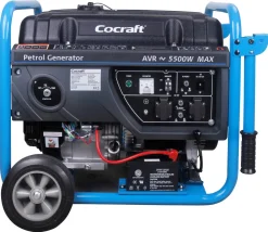 Cocraft HG5500S elverk bensin, elstart/dragstart
