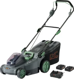 Cocraft LXC gräsklippare, 2 batterier, 1 laddare LM370-BL