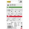 Command självhäftande strips S, transparent, 225 gram, 8-p