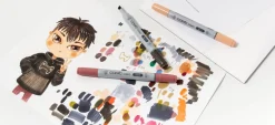 Copic Ciao Layer & Mix, pennor Warm Palette, 3-pack