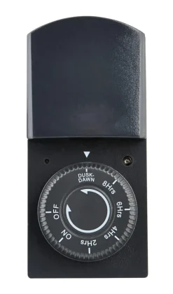 Cotech skymningsrelä med timer utomhus, IP44