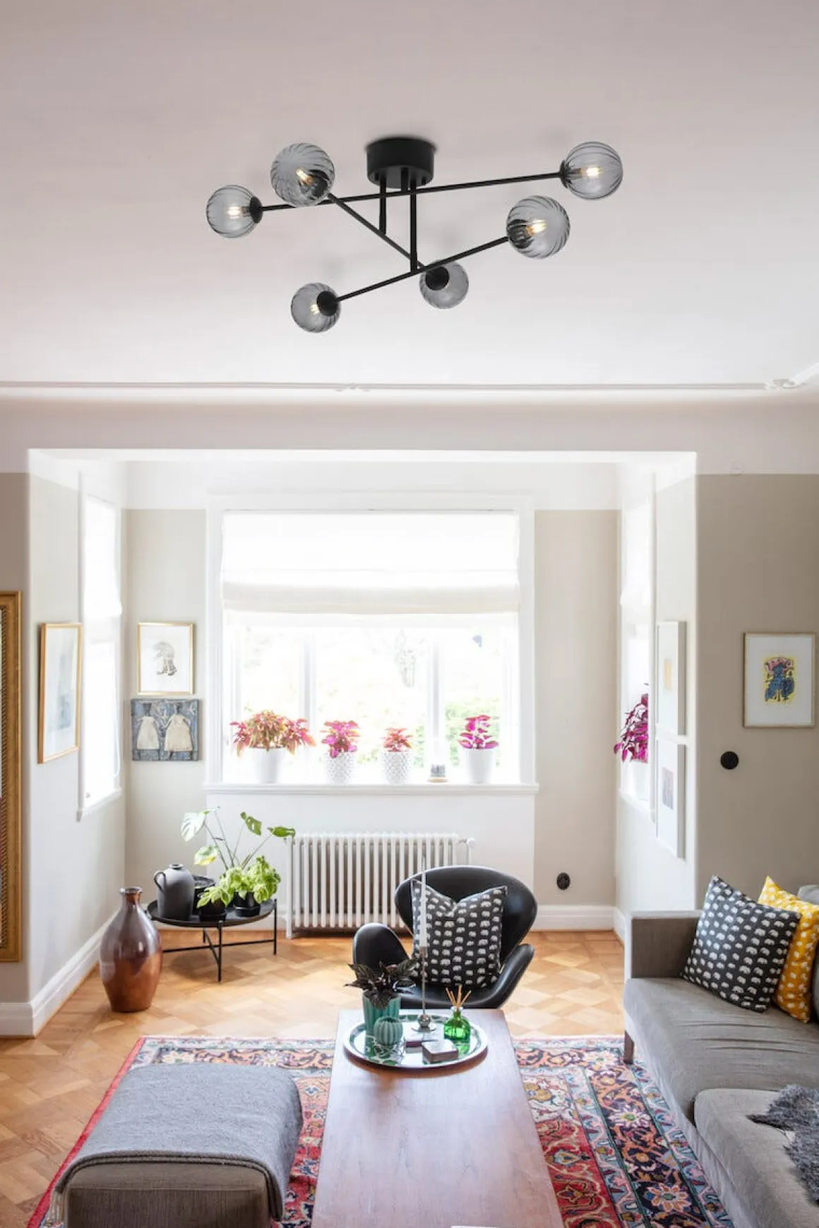 Cottex Baton Rib taklampa plafond, 74 cm