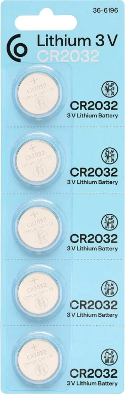 CR2032 batteri 3 V, litium